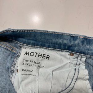 Mother Jeans - Rascal Ankle Snippet Well Played Size 30
